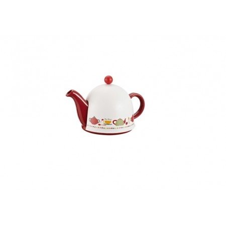 3840 GIPFEL Заварочный керамический чайник PELANGI 800 мл Красный