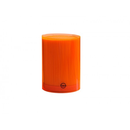 11РР TIMA Подставка для ножей овальная (лапша) оранжевая, корпус акрил