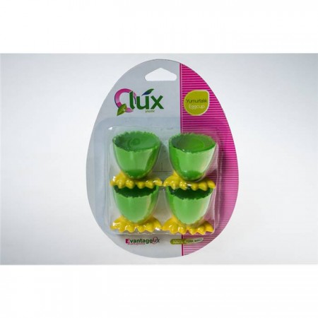 210L Lux Plastik Набор подставок для яиц 4шт, пластик, 4 цвета